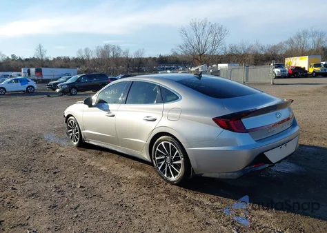2020 Hyundai Sonata Sel Plus z USA, uszkodzony, nr VIN 5NPEJ4J20LH029743